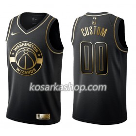 Dres Washington Wizards Prilagođeni Nike Crna Golden Edition Swingman